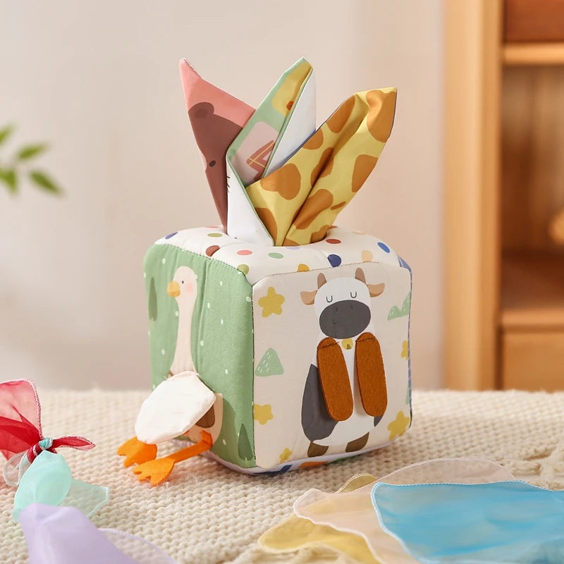Montessori Magic Tissue Box Sensory Toy