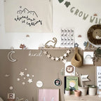 Nordic style children's room wall decoration moon stars wall hanging wall wall wall decoration scene decorate the bedroom room