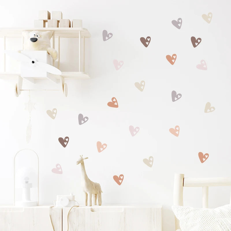 Heart Wall Decals for Nursery