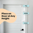 Baby Safety Lock Anti-Jamming Door Blocking Mechanism Safety Cabinet Lock Kids Security Childproof Safety Lock for Interior Door