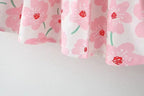 0-3-Year-Old Baby Clothes Summer Seaside Vacation Children's Dress Floral Sleeveless Bow Girl Princess Dress+Hat