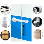 1/5/10pcs Child Safety Cabinet Locks Baby Proof Plastic Protection for Drawer & Door-Easy Installation Kitchen Security for Kids