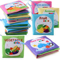 Baby Cloth Books – Animals, Fruits & Numbers