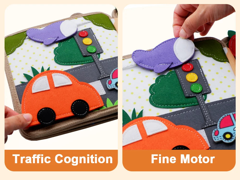 Montessori Busy Book for Toddlers