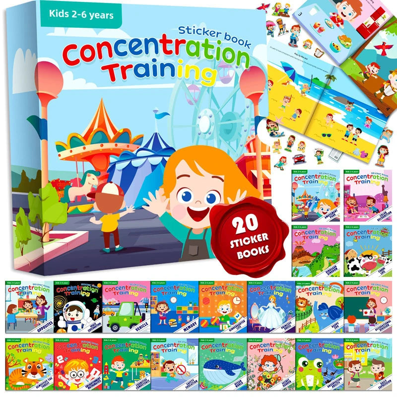 Kids Sticker & Activity Book