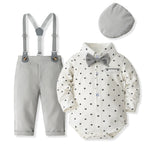 Baby Boy Clothes 0-24M Baby Boy Suits 4pcs infants Boys Baptism Easter Outfits  Christmas Clothes новорожденных одежда для