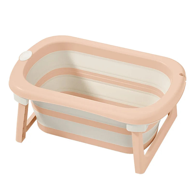 Foldable Baby Bathtub for Newborns & Toddlers – Space-Saving Bath Tub with Easy Storage Lightweight & Portable Design