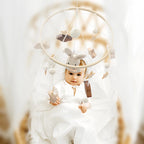 Wooden Rattles Toys Baby Crib Mobile Bed Bell Soft Felt Hot Balloon Newborn Music Bed Bell Hanging Toys Crib Bracket Baby Gifts