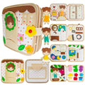 Toddler Dress-Up Felt Busy Book