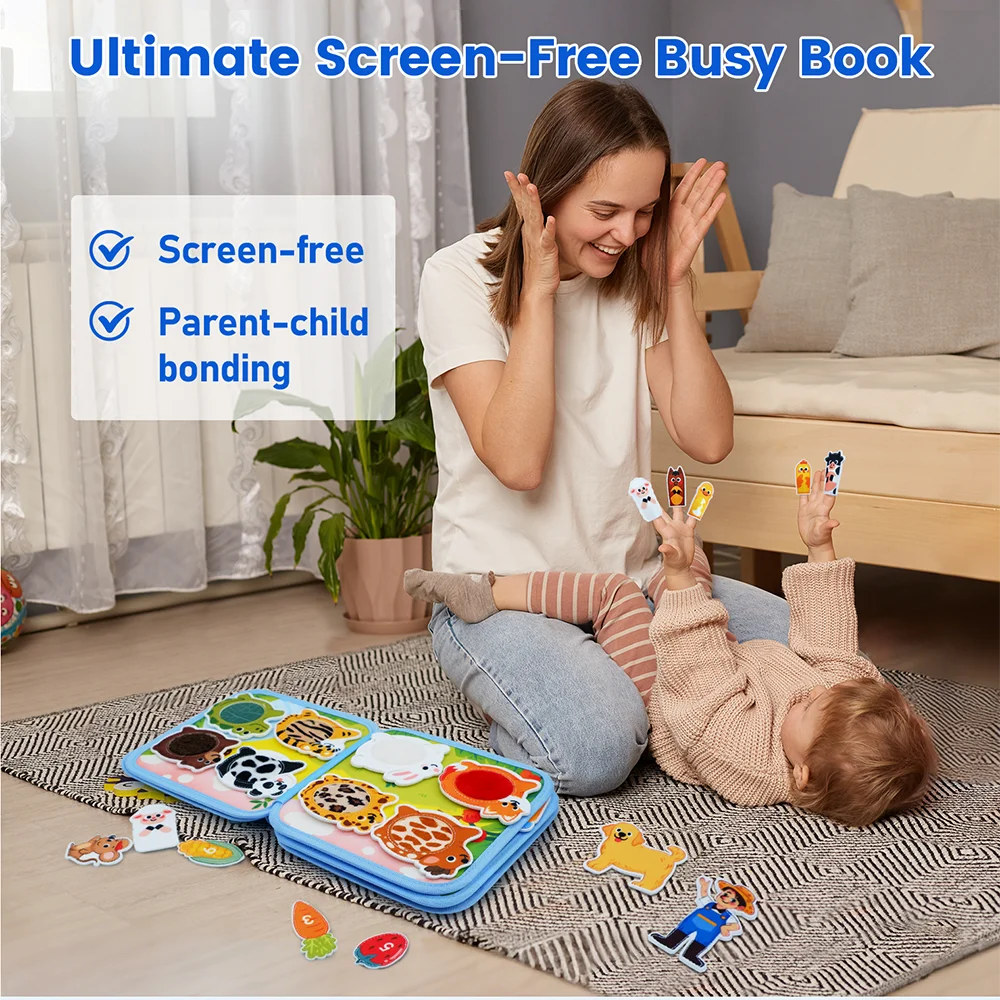 Toddler Life Skills Busy Board