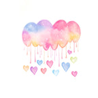 Cartoon Cute Unicorn Nursery Girl Room Pastel Rainbow Art Poster Canvas Painting Wall Prints Picture Children Room Home Decor