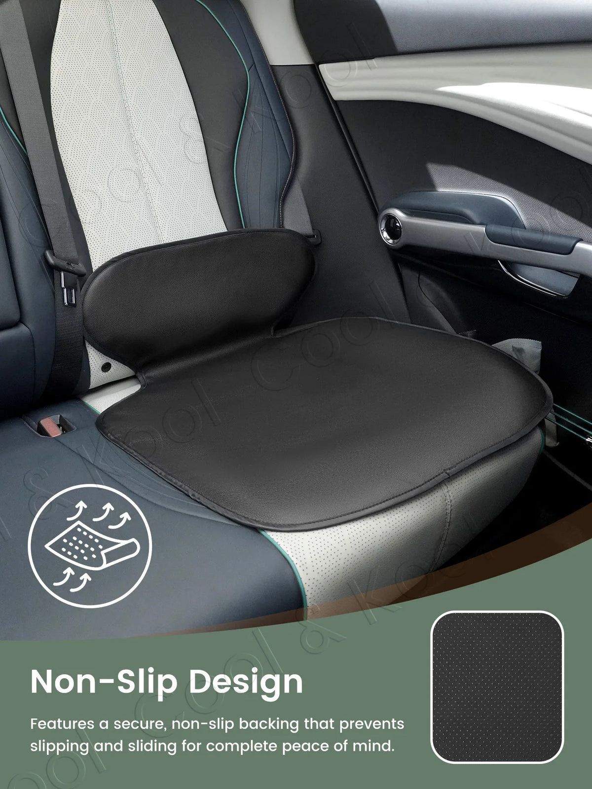Car Seat Protector Pad, Waterproof & Anti-Scratch Cover for Child Safety Seats - Full Coverage Protection