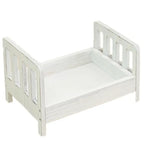 Newborn Infant Photography Props Retro Wood Bed Baby Poses Growth Memorial Detachable Background Sofa For Boys Shooting Props