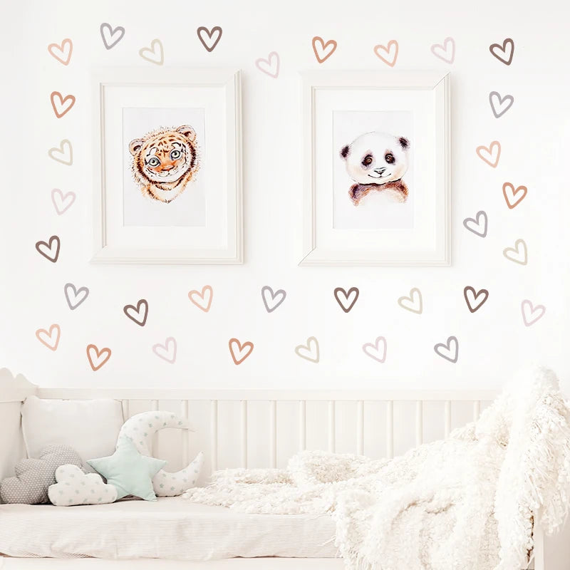 Heart Wall Decals for Nursery