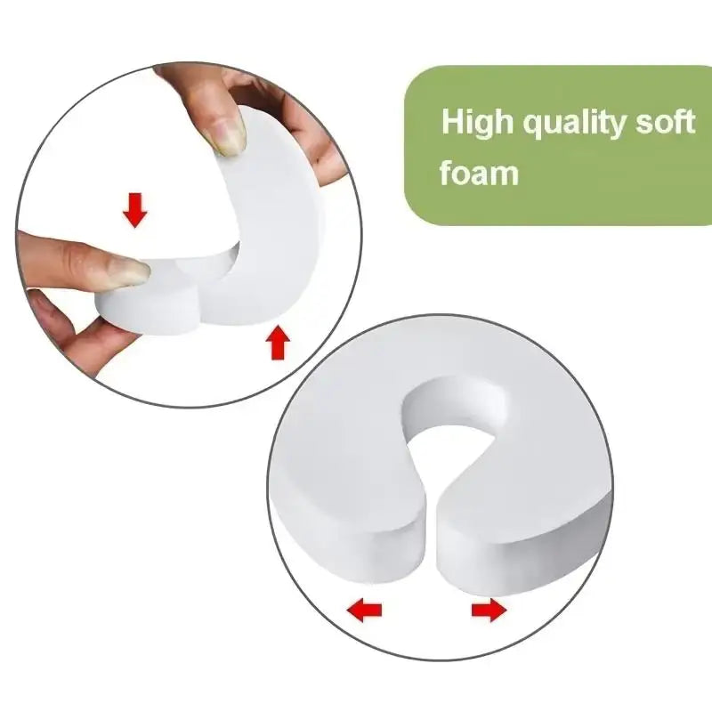 Door Pinch Guards Baby Proof Door Extra Soft Foam Sleek Design Child Safety Baby Safety Finger Protectors